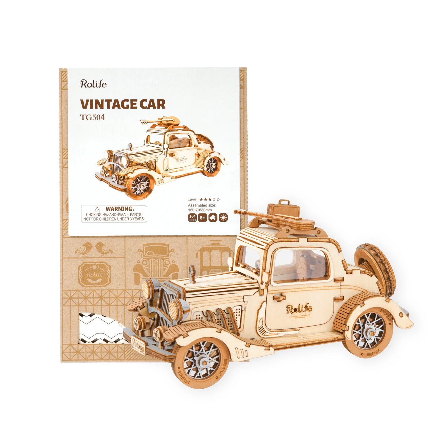 Get 25% Off on DIY 3D Transportation Wooden Model Kits – Vintage Car, Tramcar, and Carriage! Perfect Gift for Kids and Adults!