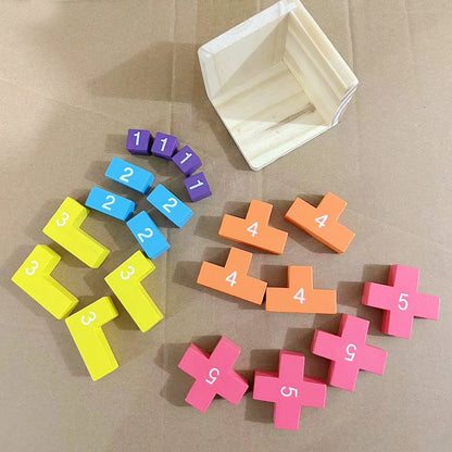 Colorful Wooden Block Puzzles & Luban Lock Cubes | Fun 3D Intellectual Games for Kids and Adults